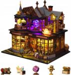 Bedee 3D puzzle Miniatűr babaház szett Diy Led világítás Ajándék (Kreatywny Domek dla Lalek)