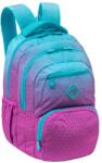  Ghiozdan scoala Astra AB200, Hexagon Mint Ombre, 3 compartimente, 44 x 32 x 19 cm (AZ502026034)