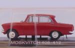 Magazine Model Moskvitch 408 Masini de Legenda 1: 43 (Msk408)