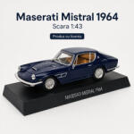 ATLAS Macheta Maserati Mistral 1964 bleumarin, scara 1: 43, Atlas, cu postament (2954)
