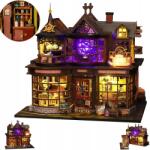 Bedee Barna Diy mágikus fa házikó szett LED-del tökéletes ajándék (DOM MINIATUROWY DOMEK)
