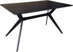 FDY Masa Bucatarie/Dining Nappas MDF Finisaj Marmura Neagra 140x80x75cm
