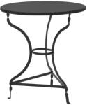 FDY Masa Rotunda Metalica Zanos Diametru 70 Cm Neagra