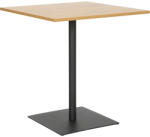 FDY Masa Bucatarie/Dining Nero MDF Stejar Sonoma 70x70x75cm