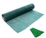 Artool Plasa de umbrire, 80 g/mp, grad de umbrire 85%, verde, 20x1.75 m, cu 50 de coliere pentru montare, 150x2.5 mm (141079)