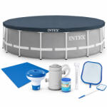 Brius Piscina cadru metalic Intex Prism Frame 26702NP, 305x76 cm, 4.500 litri, cu toate accesoriile (462-26702NP+ACC) Piscina