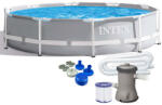 Brius Piscina cadru metalic Intex Prism Frame 26702NP, 305x76 cm, 4.500 litri, cu pompa de filtrare (462-26702NP) Piscina