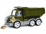 VIVA TOYS Basculanta militara de jucarie Mati, cu bena rabatabila, 53 cm (HTB1356)