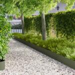 vidaXL Margine pentru gazon 30 pcs 100 x 25 cm Otel Verde masliniu GartenMobel Dekor (8008613)