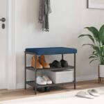 vidaXL Perna pentru banca Tesatura albastru Adancime 35 cm GartenMobel Dekor (42043170)