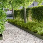 vidaXL Margine pentru gazon 30 pcs 103 x 15 cm Otel Verde masliniu GartenMobel Dekor (8008459)