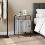 vidaXL Dulap de noapte Sonoma gri Lemn prelucrat GartenMobel Dekor (8007593)