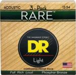  DR Strings RPM-12 Rare 3 csomag akusztikus gitár húr
