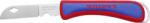 KNIPEX összecsukható kés, rozsdamentes acél, 80x120mm, villanyszerelőknek (E38XEPDJ)