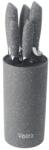 Voltz Комплект ножове и поставка Oliver Voltz OV51633G5, мраморно покритие, сиви (OV51633G5 gray)