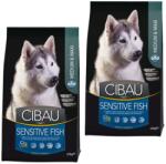 CIBAU Sensitive Adult Medium/Maxi 2 x 12kg+2kg