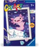 Ravensburger Set de pictură pe numere Ravensburger CreArt - Axolotl (25554)