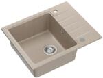Quadron Chiuveta compozit incastrata Quadron Pop Peter 116 bej - inox 62x50 cm (HCQP6250BEZP) Chiuveta