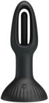 Pretty Love Plug anal vibrator Pretty Love Hubert, 7 moduri, silicon, reîncărcabil, 13, 9 cm, negru (7108318)