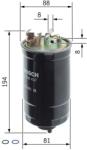 Bosch Üzemanyagszűrő BOSCH 0 450 906 437 for SEAT, VW (0 450 906 437)