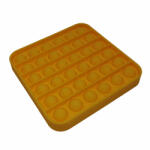 DEPOX Jucarie antistres, Pop it, silicon, patrat, 12.5 cm, galben (1942)