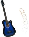 DEPOX Chitara clasa din lemn 95 cm DEPOX®, Cutaway Blue Club, set corzi incluse (1951)