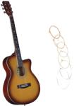 DEPOX Chitara clasica din lemn 95 cm, set de corzi inclus (1953)