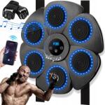  Bluetooth Boxer 9 Sebességmód Led világítással és számlálóval (Maszyna do boksu czarna z Bluetooth)