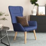 vidaXL Scaun de relaxare, albastru, material textil GartenMobel Dekor (341398)