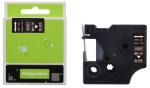 Eco Feliratozógép szalag kompatibilis Dymo S0720610/40921 9mmx7m ECO fekete/fehér (980178)