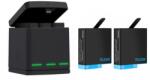 Telesin Box háromcsatornás töltő GoPro Hero 5/6/7/8 + 2 akkumulátorhoz (GP-BNC-801) (GP-BNC-801)