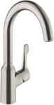 Hansgrohe Focus M43 - Baterie chiuvetă, oțel inoxidabil 71812800 (71812800)