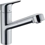 Hansgrohe Focus M43 - Baterie chiuvetă cu capăt extractibil, crom 71842000 (71842000)
