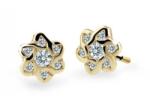 Cutie Jewellery Arany gyermek fülbevaló C2149-30-X-1 fehér
