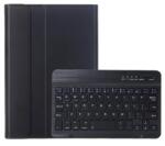 Gigapack tok álló (bőr hatású, flip, bluetooth billentyűzet, asztali tartó, QWERTY, angol nyelvű, ceruzatartó, fekete) (GP-150676)
