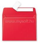 Clairefontaine Boríték Pollen 9x14 cm szilikonos intenzív piros (CLAIREFONTAINE_65793) (CLAIREFONTAINE_65793)