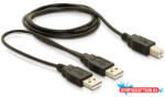 Delock USB 2.0-B USB-A hálózati + hálózati/adat kábel (MD_82394)