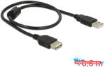 Delock USB2.0 hosszabító kábel A-tip. dugó > A-tip aljzat csatlakozókkal, 0.5m (MD_83401)