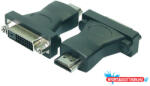 LogiLink HDMI adapter, A/M - DVI-D/F, 1080p, fekete (MD_AH0002)