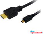 LogiLink átalakító kábel HDMI (A típus) - Micro HDMI (D típus), 1.5m (MD_CH0031)
