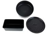 Ninja Set 3 piese forme de copt Ninja 4380J300EUUK, antiaderente, ceramice, negre (4380J300EUUK)