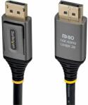StarTech DisplayPort 2.1 DP80 Kábel 1m Fekete CS03117 DP21V-1M-DP80-CABLE (DP21V-1M-DP80-CABLE)