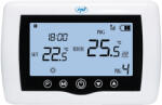  Okos termosztát PNI CT410 PRO hiszterézis ±0.1°C vezeték nélküli, WiFi-vel, 2 zónás internetes vezérléssel, fűtőkazánokhoz, szivattyúkhoz, elektromos szelepekhez, TuyaSmart APP - Doboz 27 db