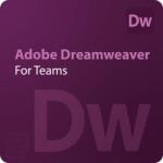 Adobe Licenta ADOBE Dreamweaver for teams, ALL, Multiple Platforms, Multi European Languages, Annual, 1 User, Level 1 1 - 9, Subscription (30002922CC01A12)