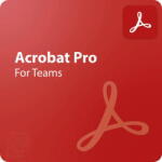 Adobe Licenta ADOBE Acrobat Pro for teams, ALL, Multiple Platforms, Multi European Languages, Annual, 1 User, Level 2 10 - 49, Subscription (30002137CC02A12)