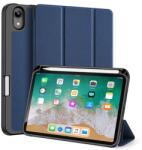 Dux Ducis IPAD mini 7 (2024) / mini 6 (2021) DUX DUCIS DOMO tok álló, bőr hatású aktív FLIP, ceruza tartó, SÖTÉTKÉK GP-110344 (GP-110344)