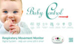 Baby Control Premium 2 légzésfigyelő készülék 2 extra nagy lappal - pepita