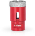 Strend Pro Gyémánt koronafúró, Strend Pro Premium DCB11, piros, átmérő: 35 mm, menet: M14, csempéhez, kőburkolathoz (TC226149)