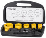 Strend Pro Bi-Metál koronafúró készlet, Strend Pro BHS 9055, 9 db, átmérő: 2, 2-6, 4 cm, menet: hatszögletű (HEX), fémhez, fához, gipszkartonhoz, műanyaghoz (TC212643)