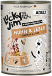  Lucky Jim 6x400g Lucky Jim Adult Csirke & máj nedves kutyatáp